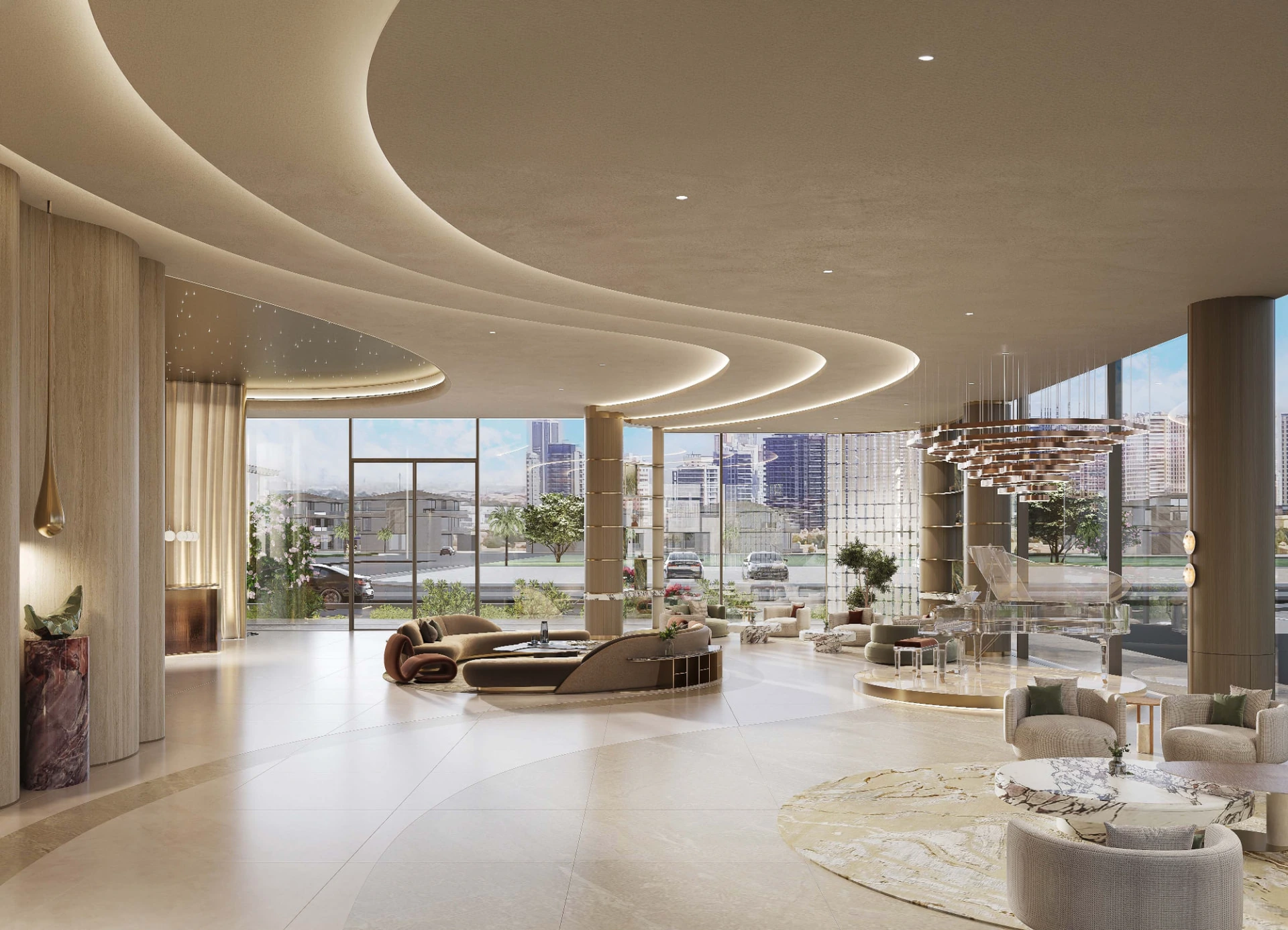 Rabdan Avenue grand lobby interior